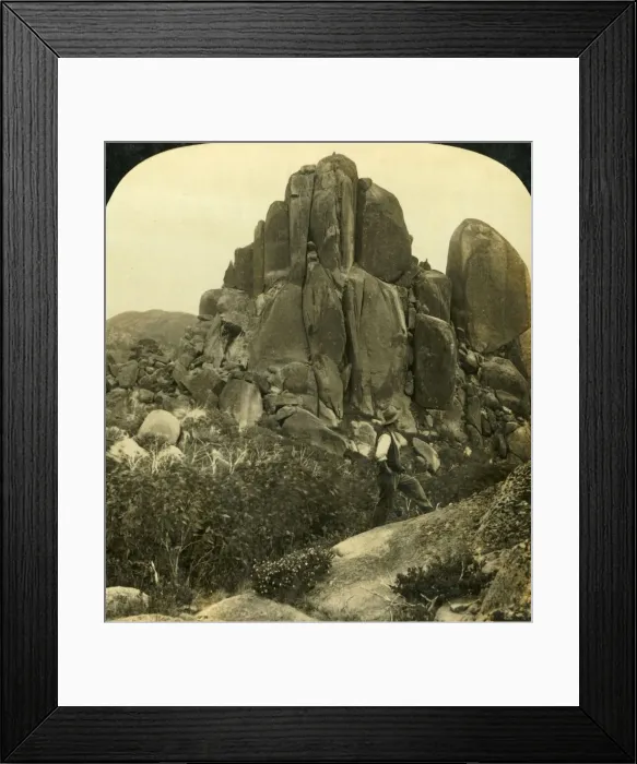 Framed Print : Cathedral Rock, Buffalo Ranges, Victoria, Australia, c1909. Creator: George Rose Framed Print : Cathedral Rock, Buffalo Ranges, Victoria, Australia, c1909. Creator: George Rose