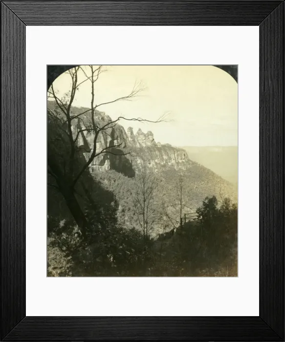 Framed Print : The Katoomba and Jamieson Basins, Blue Mountains, New South Wales, Australia, 1908 Framed Print : The Katoomba and Jamieson Basins, Blue Mountains, New South Wales, Australia, 1908