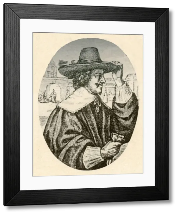 Framed Print : An English lawyer of the seventeenth century, (1937). Creator: Unknown Framed Print : An English lawyer of the seventeenth century, (1937). Creator: Unknown