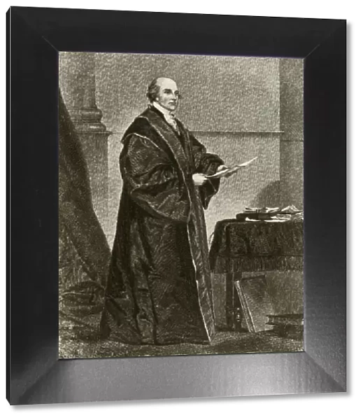 Portrait of John Jay in his robes as First Chief Justice of the United States, c1780, (1937)