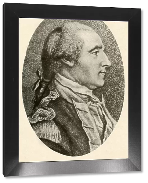 Portrait of Washington, drawn from life, showing hair in pig tail queue, c1770, (1937)