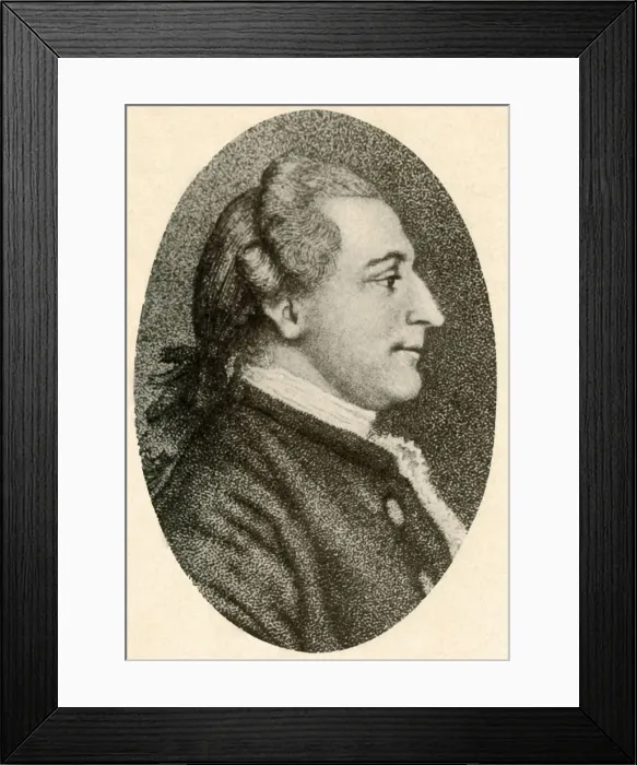 Framed Print : Portrait of W. H. Drayton, Esq. with hair arranged in puff and queue, c1770, (1937) Framed Print : Portrait of W. H. Drayton, Esq. with hair arranged in puff and queue, c1770, (1937)