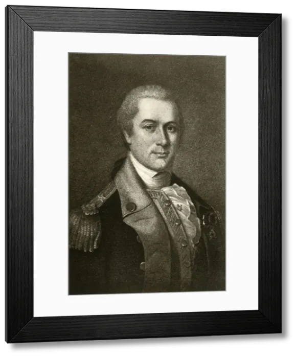 Framed Print : A portrait of General O. H. Williams, c1780, (1937). Creator: Unknown Framed Print : A portrait of General O. H. Williams, c1780, (1937). Creator: Unknown