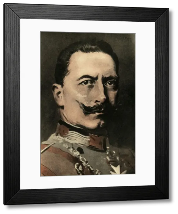 Framed Print : William II. German Emperor, 1910. Creator: Joseph Simpson Framed Print : William II. German Emperor, 1910. Creator: Joseph Simpson