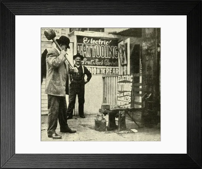Framed Print : Fairground attraction, 1910. Creator: Unknown Framed Print : Fairground attraction, 1910. Creator: Unknown