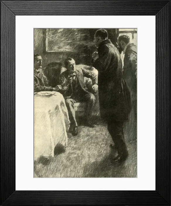 Framed Print : The Most Extraordinary and Tragic Affair Has Occurred During the Night, Said Framed Print : The Most Extraordinary and Tragic Affair Has Occurred During the Night, Said