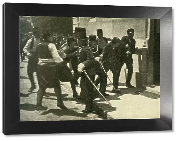 Arrest of Gavrilo Princip... Sarajevo, 28 June 1914, (c1920). Creator: Unknown