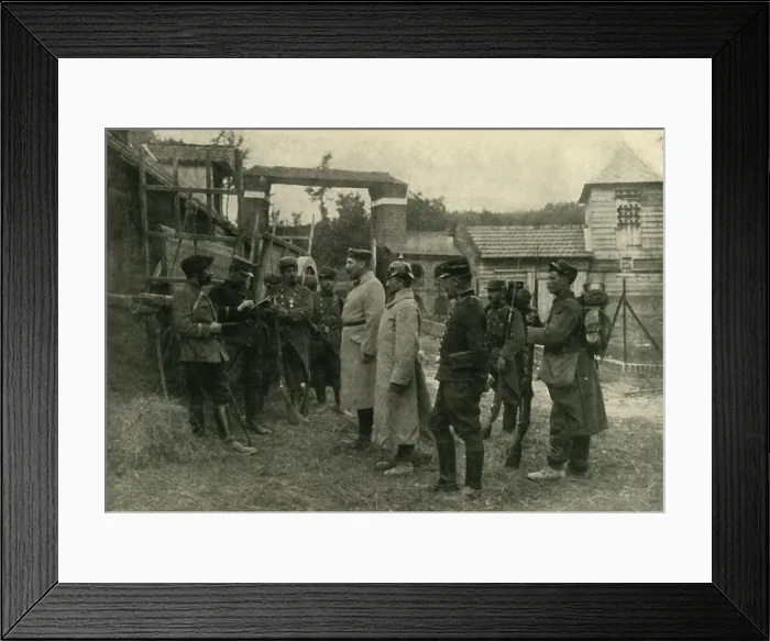 Framed Print : German prisoners, First World War, 1914, (c1920). Creator: Unknown Framed Print : German prisoners, First World War, 1914, (c1920). Creator: Unknown