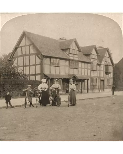 The Birthplace of Shakespeare, Stratford on Avon, England, 1896. Creator: Works