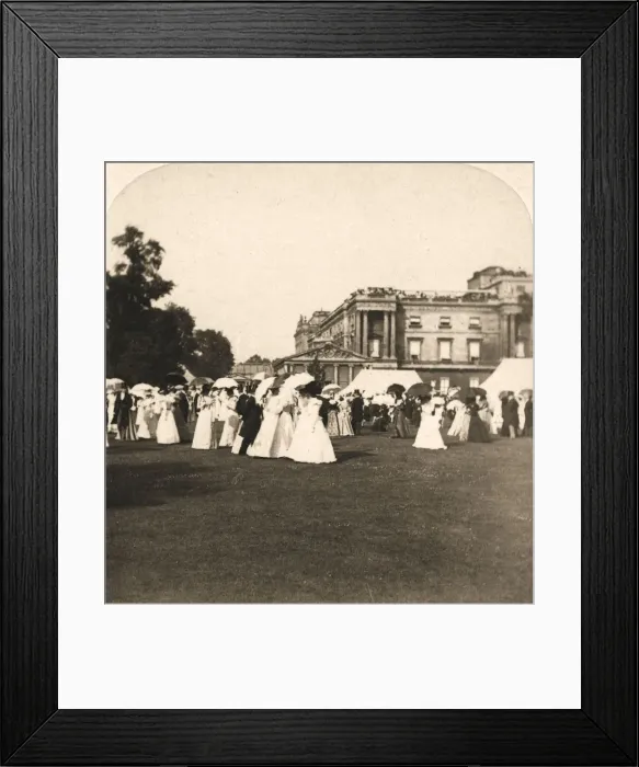 Framed Print : Garden Party, Buckingham Palace, London, England, 1900 Framed Print : Garden Party, Buckingham Palace, London, England, 1900
