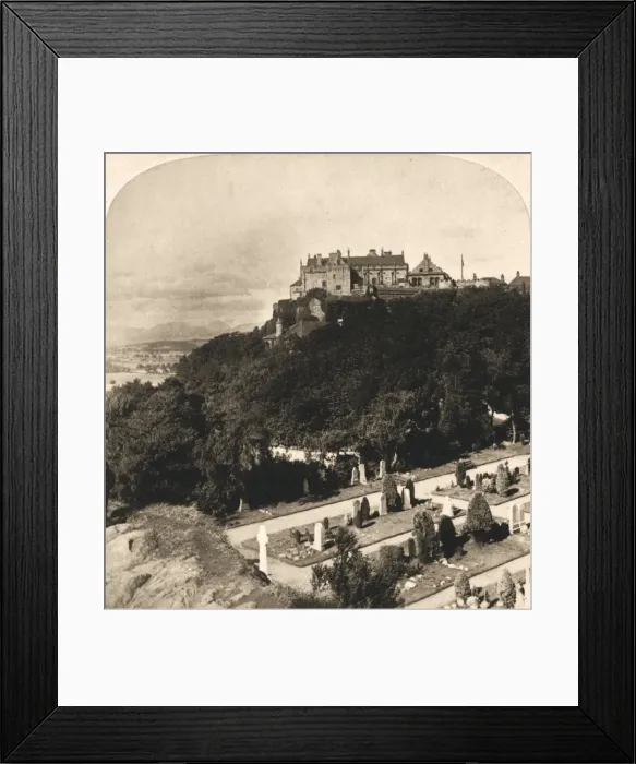 Framed Print : Stirling Castle, Scotland, 1900. Creator: Works and Sun Sculpture Studios Framed Print : Stirling Castle, Scotland, 1900. Creator: Works and Sun Sculpture Studios