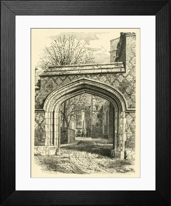Framed Print : Entrance to Westons Yard, 1911. Creator: Unknown Framed Print : Entrance to Westons Yard, 1911. Creator: Unknown