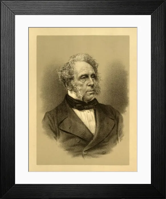 Framed Print : Henry John Temple, 3rd Viscount Palmerston. Premier 1855-1858 and 1859-1865, c1850, (c1880) Framed Print : Henry John Temple, 3rd Viscount Palmerston. Premier 1855-1858 and 1859-1865, c1850, (c1880)