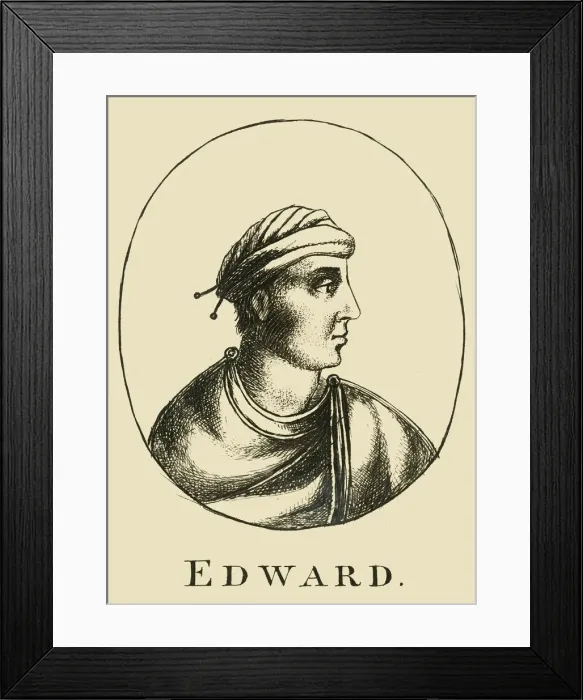 Framed Print : Edward, 18th century. Creator: Unknown Framed Print : Edward, 18th century. Creator: Unknown