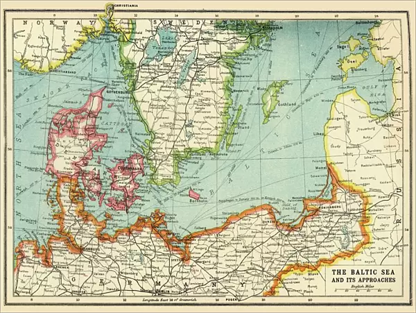 The Baltic Sea and Its Approaches, First World War, c1915, (c1920)