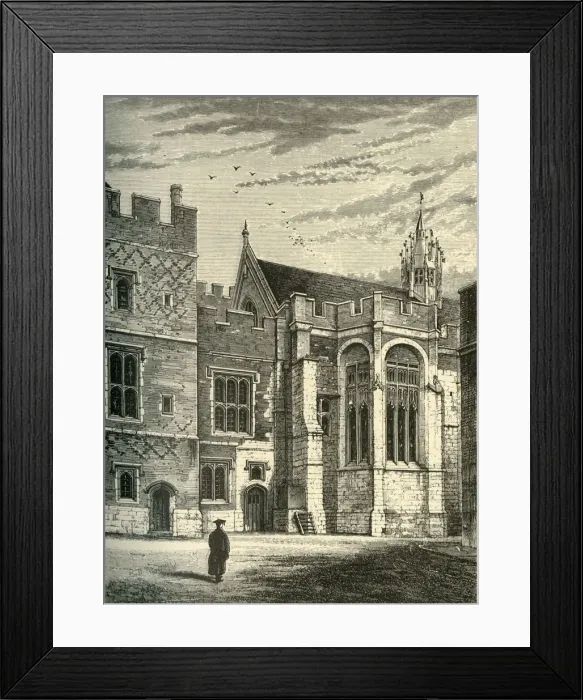 Framed Print : The Hall, from the Brewhouse Yard, 1911. Creator: Unknown Framed Print : The Hall, from the Brewhouse Yard, 1911. Creator: Unknown
