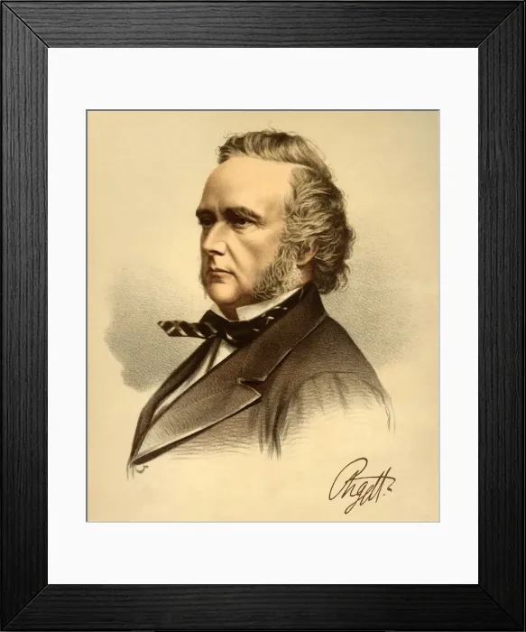 Framed Print : George Campbell, 8th Duke of Argyll, c1890. Creator: Unknown Framed Print : George Campbell, 8th Duke of Argyll, c1890. Creator: Unknown