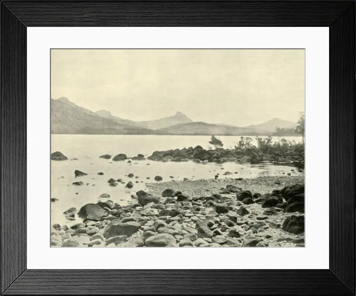 Framed Print : At Lake St. Clair, 1901. Creator: Unknown Framed Print : At Lake St. Clair, 1901. Creator: Unknown