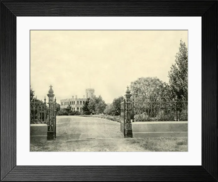 Framed Print : A Victoria Private Residence, 1901. Creator: Unknown Framed Print : A Victoria Private Residence, 1901. Creator: Unknown