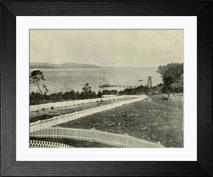 Framed Print : Lake Macquarie, from Toronto, 1901. Creator: Unknown Framed Print : Lake Macquarie, from Toronto, 1901. Creator: Unknown