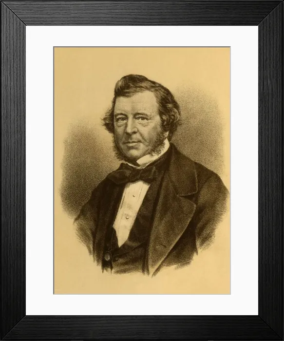 Framed Print : Samuel Lover, c1850, (c1880). Creator: Maull & Co Framed Print : Samuel Lover, c1850, (c1880). Creator: Maull & Co