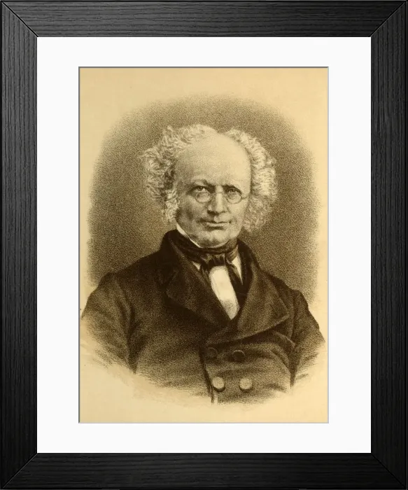 Framed Print : Francis Sylvester Mahony (Father Prout), c1860, (c1880). Creator: Lesage Framed Print : Francis Sylvester Mahony (Father Prout), c1860, (c1880). Creator: Lesage