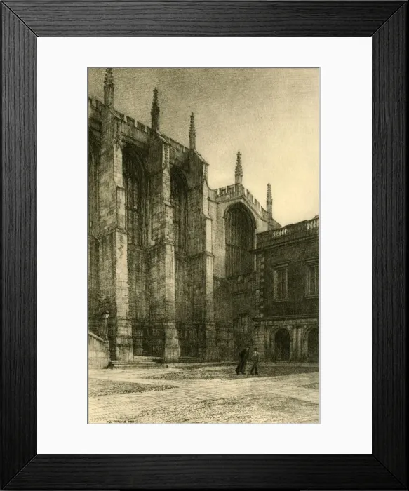 Framed Print : North Western angle of the Schoolyard, 1911. Creator: Unknown Framed Print : North Western angle of the Schoolyard, 1911. Creator: Unknown