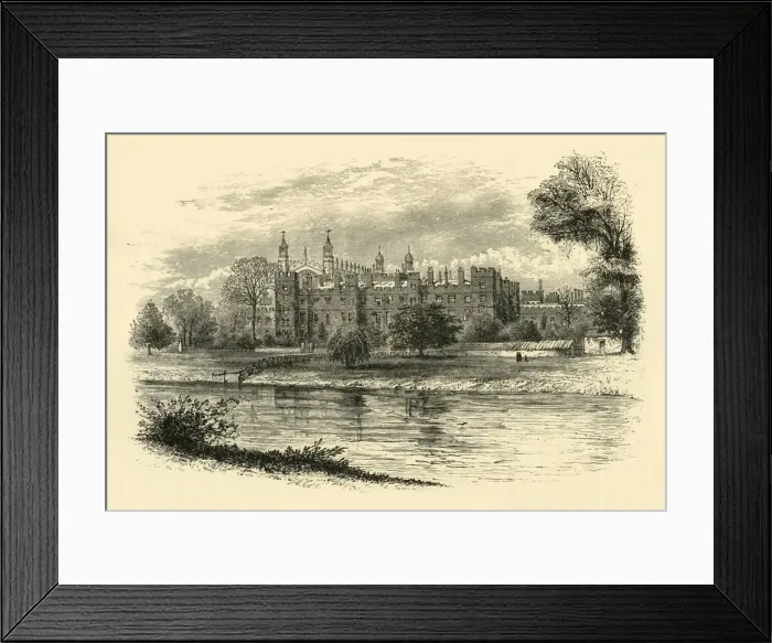 Framed Print : Eton College, from Romney, 1911. Creator: Unknown Framed Print : Eton College, from Romney, 1911. Creator: Unknown