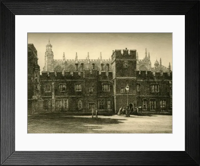 Framed Print : The Lower School and Long Chamber, 1911. Creator: Unknown Framed Print : The Lower School and Long Chamber, 1911. Creator: Unknown