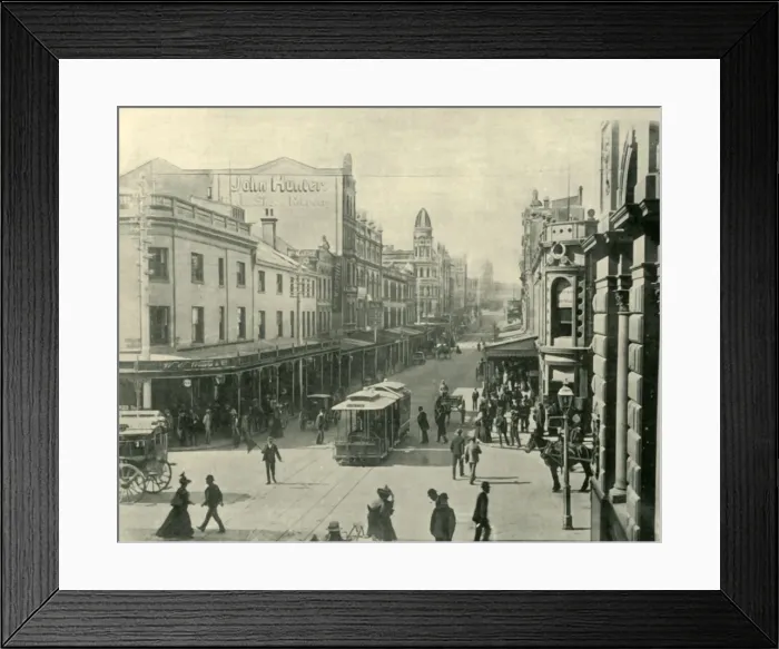 Framed Print : In Sydney, 1901. Creator: Unknown Framed Print : In Sydney, 1901. Creator: Unknown