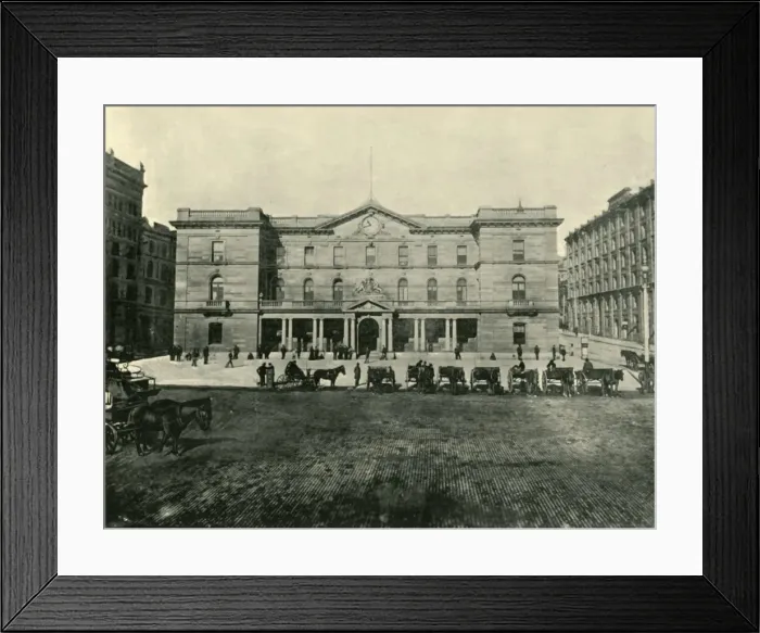 Framed Print : Custom House, Sydney, 1901. Creator: Unknown Framed Print : Custom House, Sydney, 1901. Creator: Unknown