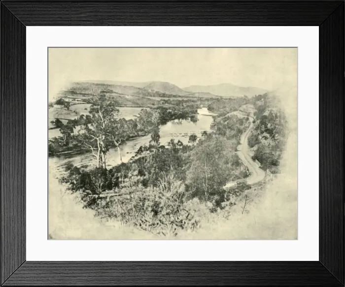 Framed Print : The Salmon Ponds Road, 1901. Creator: Unknown Framed Print : The Salmon Ponds Road, 1901. Creator: Unknown