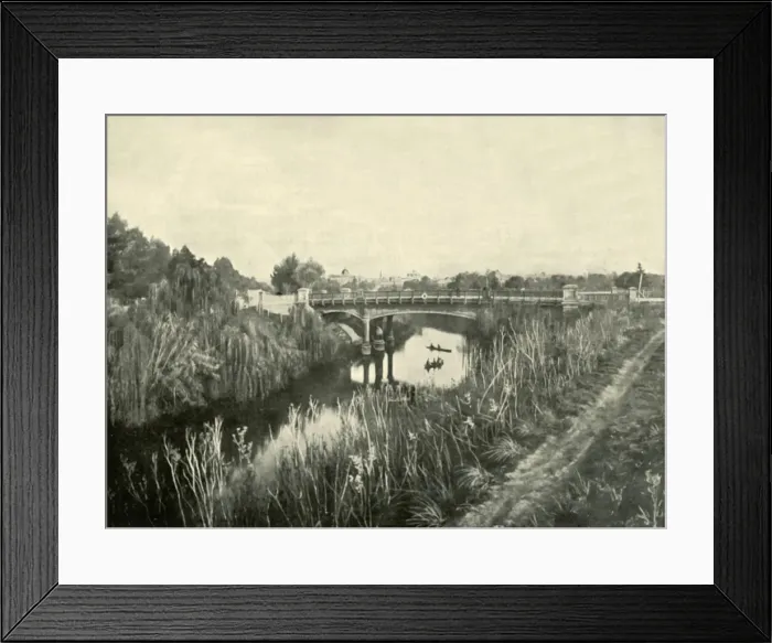 Framed Print : Torrens Lake, Adelaide, 1901. Creator: Unknown Framed Print : Torrens Lake, Adelaide, 1901. Creator: Unknown