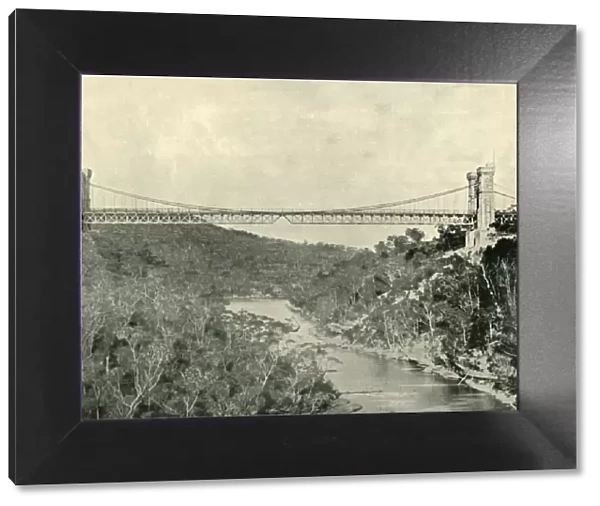 Suspension Bridge, North Sydney, 1901. Creator: Unknown