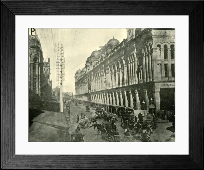 Framed Print : A Sydney Street View, 1901. Creator: Unknown Framed Print : A Sydney Street View, 1901. Creator: Unknown