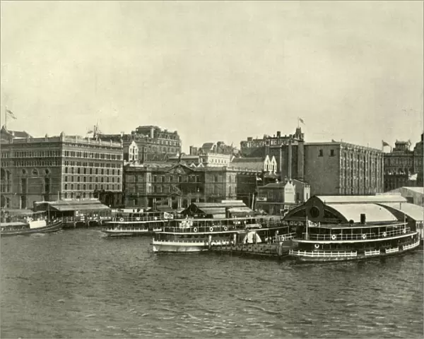 The Circular Quay, Sydney, 1901. Creator: Unknown