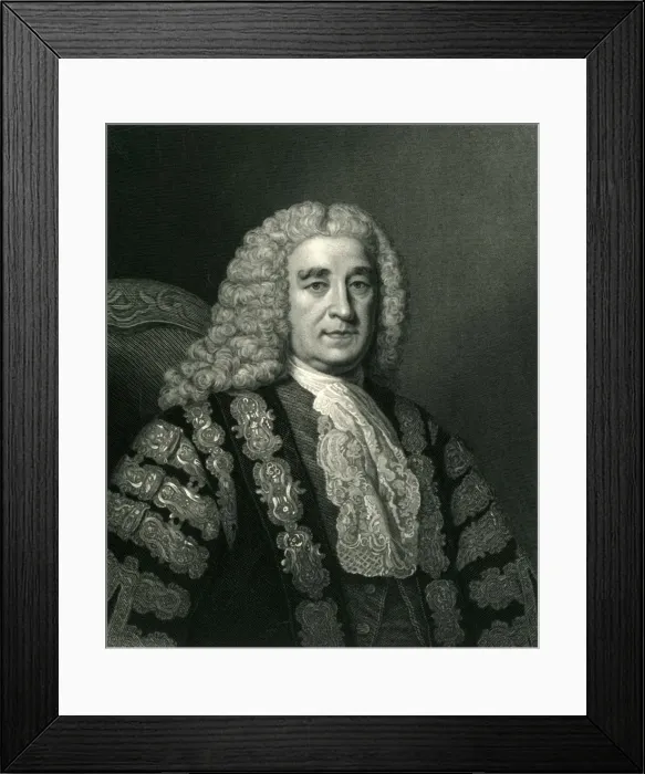 Framed Print : Henry Pelham, c1740, (c1884). Creator: Unknown Framed Print : Henry Pelham, c1740, (c1884). Creator: Unknown