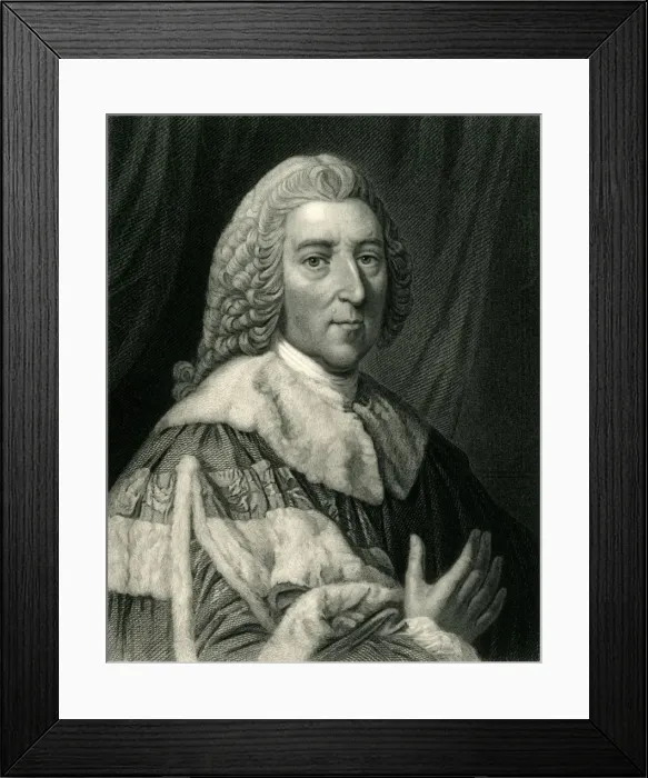 Framed Print : Lord Chatham, c1740, (c1884). Creator: Unknown Framed Print : Lord Chatham, c1740, (c1884). Creator: Unknown