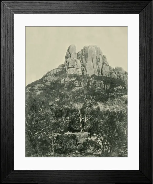 Framed Print : The Hump, Buffalo Mountains, 1901. Creator: Unknown Framed Print : The Hump, Buffalo Mountains, 1901. Creator: Unknown