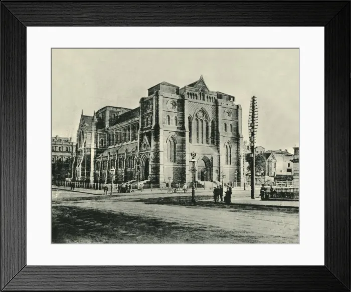Framed Print : St. Pauls Cathedral, Melbourne, 1901. Creator: Unknown Framed Print : St. Pauls Cathedral, Melbourne, 1901. Creator: Unknown