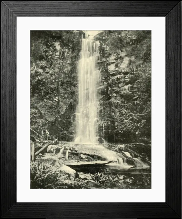 Framed Print : The Erskine Falls, Near Lorne, 1901. Creator: Unknown Framed Print : The Erskine Falls, Near Lorne, 1901. Creator: Unknown