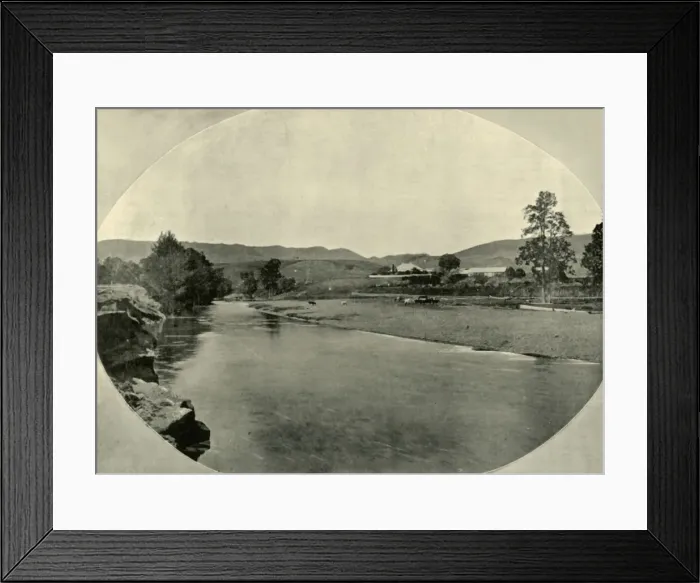 Framed Print : A New South Wales Station Homestead, 1901. Creator: Unknown Framed Print : A New South Wales Station Homestead, 1901. Creator: Unknown