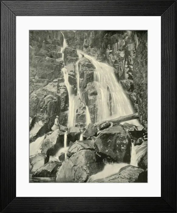 Framed Print : The Wellington Falls, Mount Wellington, 1901. Creator: Unknown Framed Print : The Wellington Falls, Mount Wellington, 1901. Creator: Unknown