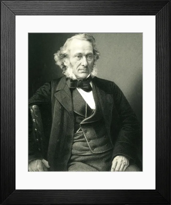 Framed Print : Richard Cobden, c1850, (c1884). Creator: Unknown Framed Print : Richard Cobden, c1850, (c1884). Creator: Unknown