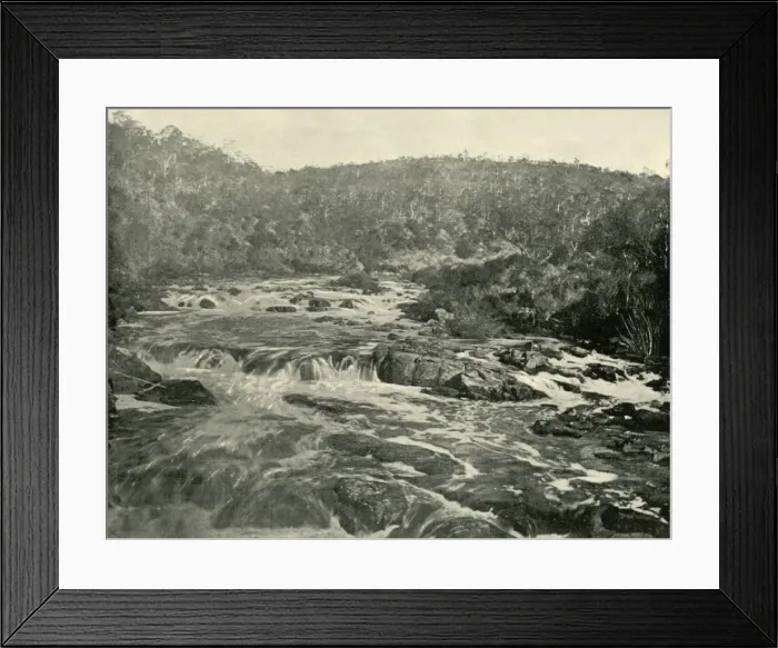 Framed Print : Second Basin, South Esk River, 1901. Creator: Unknown Framed Print : Second Basin, South Esk River, 1901. Creator: Unknown