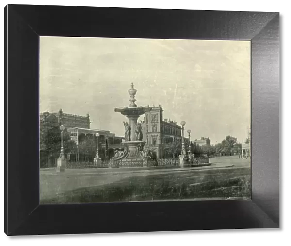 Fountain, Pall Mall, Bendigo, 1901. Creator: Unknown