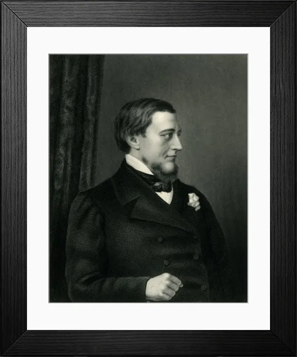 Framed Print : Lord Herbert of Lea, c1840, (c1884). Creator: Unknown Framed Print : Lord Herbert of Lea, c1840, (c1884). Creator: Unknown