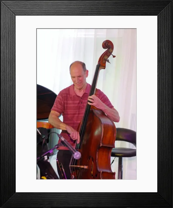 Framed Print : Tom Hill, Watermill Jazz Club, Dorking, Surrey, 25 June 2019. Creator: Brian O Connor Framed Print : Tom Hill, Watermill Jazz Club, Dorking, Surrey, 25 June 2019. Creator: Brian O Connor