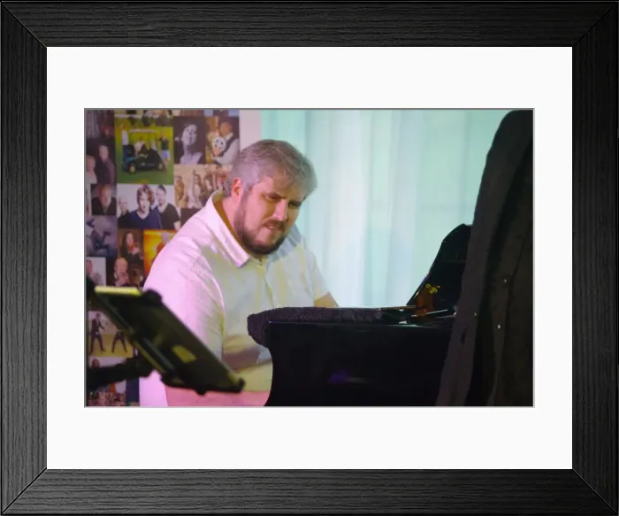 Framed Print : Matt Ratcliffe, Watermill Jazz Club, Dorking, Surrey, 25 June 2019. Creator: Brian O Connor Framed Print : Matt Ratcliffe, Watermill Jazz Club, Dorking, Surrey, 25 June 2019. Creator: Brian O Connor
