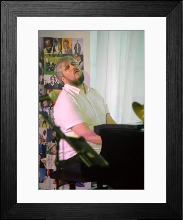 Framed Print : Matt Ratcliffe, Watermill Jazz Club, Dorking, Surrey, 25 June 2019. Creator: Brian O Connor Framed Print : Matt Ratcliffe, Watermill Jazz Club, Dorking, Surrey, 25 June 2019. Creator: Brian O Connor
